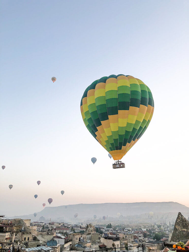 Heißluftballon über Göreme Kappadokien